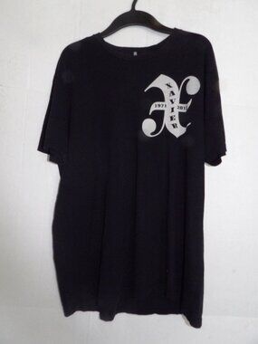 Men's Black T-Shirt Size 3XL